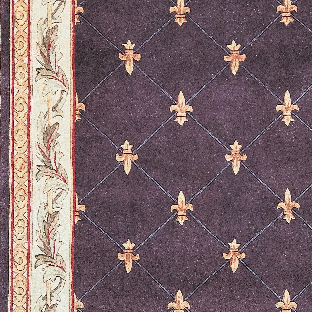 Fleur De Lis Pattern Carpet - Carpet Vidalondon